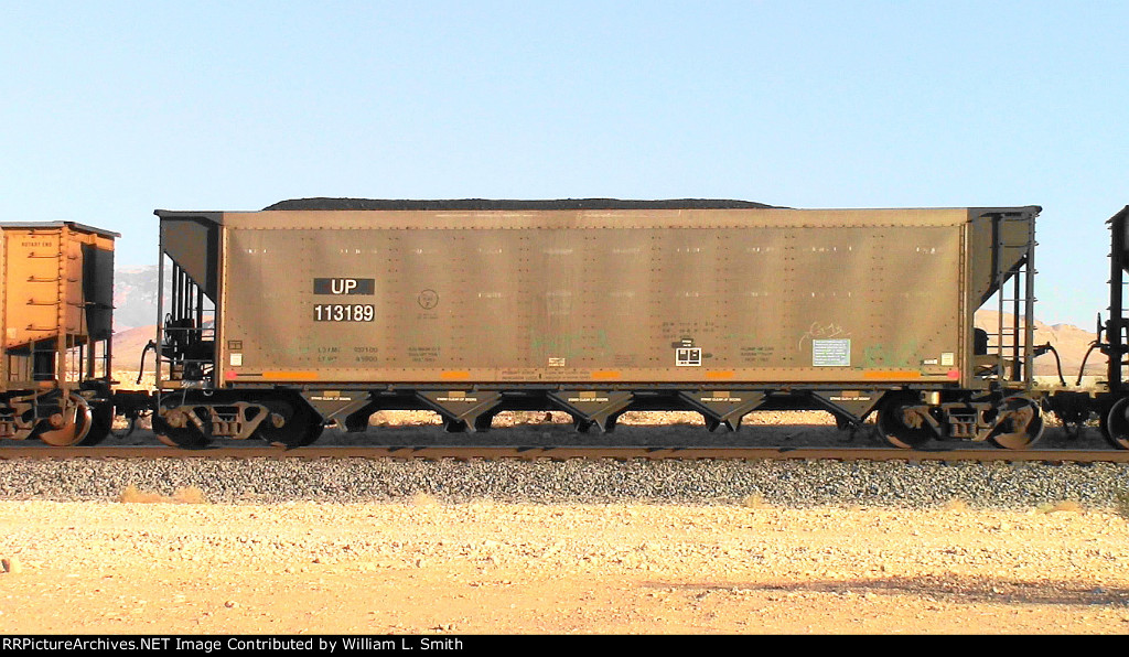 WB Loaded Coal Hooper Frt at Erie NV W-Pshr -12